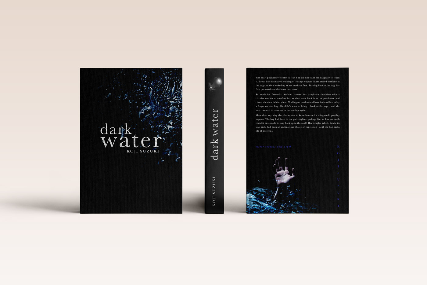 Dark Water Koji Suzuki book cover design