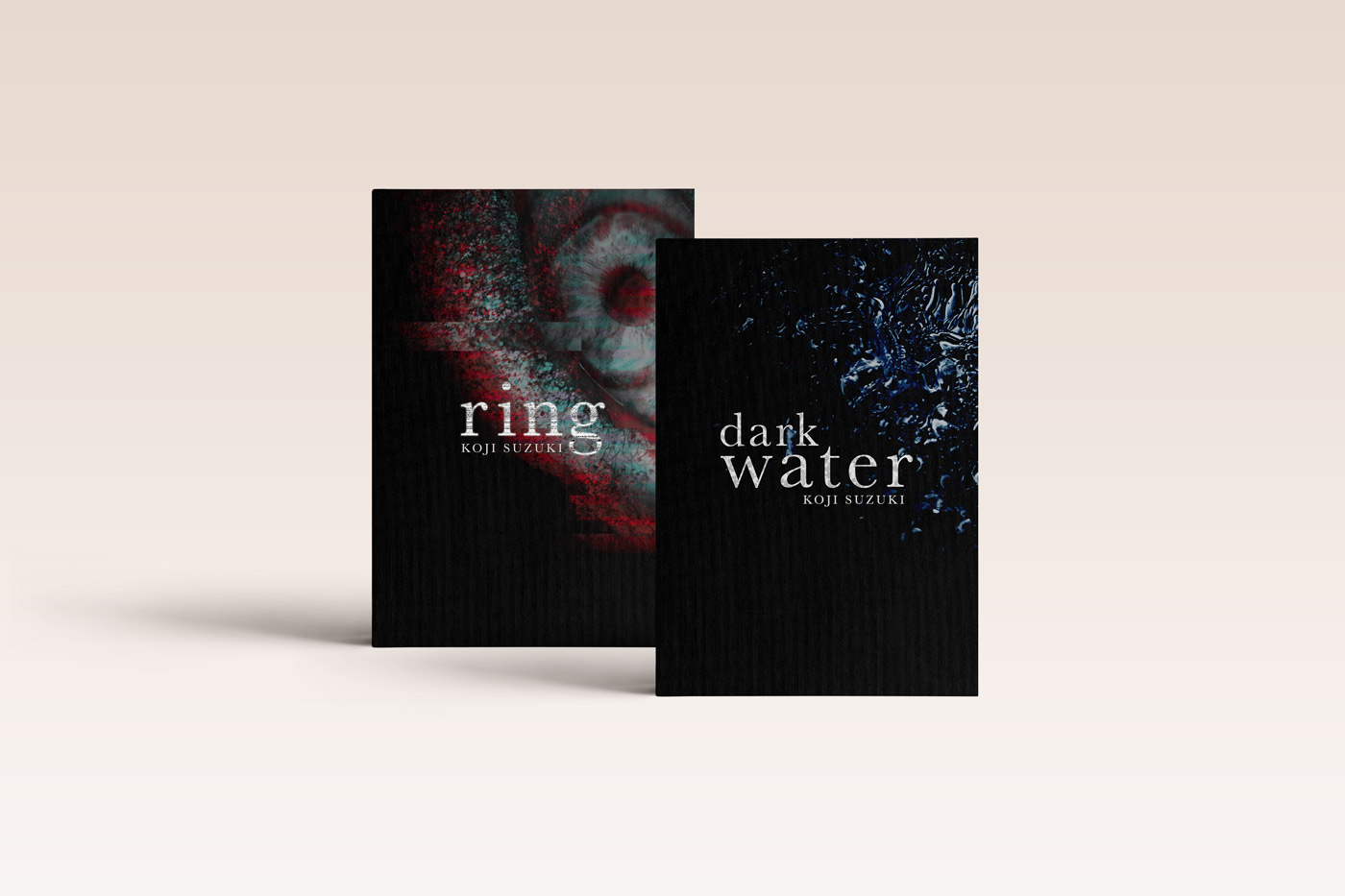 Dark Water and Ring Koji Suzuki book cover design