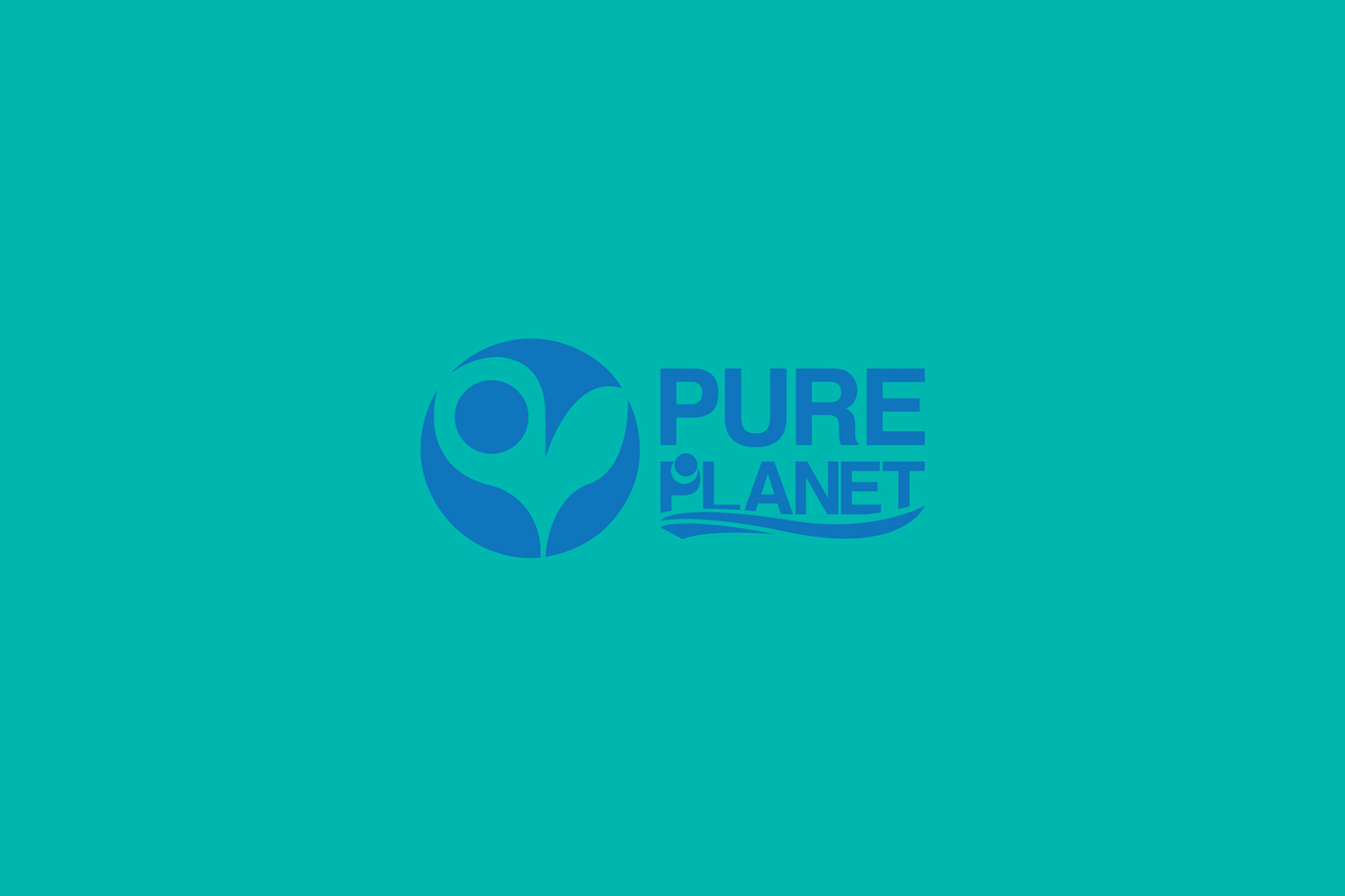 Pure Planet environmental non profit organization logo design 03